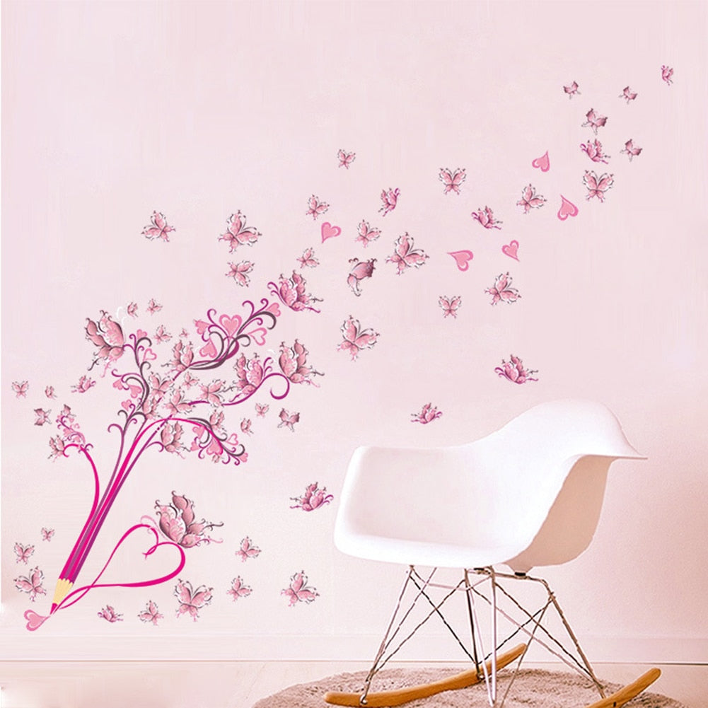 butterfly tree wall decal