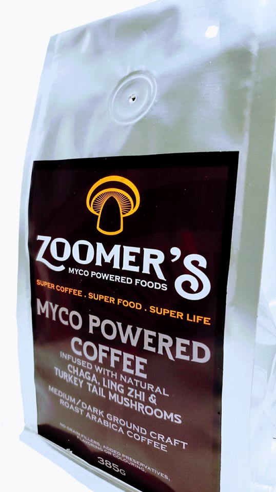 Zoomer's Mushroom Coffee - Reishi & Turkey Tail - 6 pack