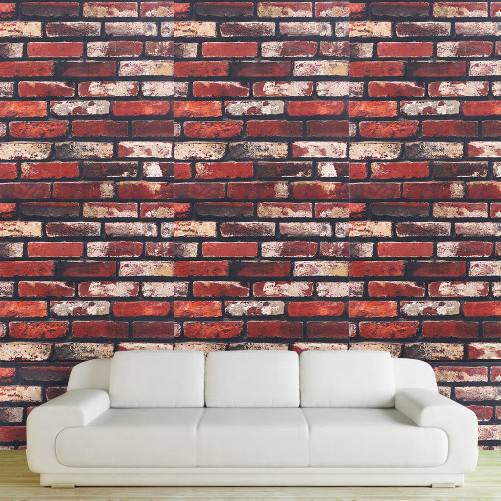 3d natural brick wall decal