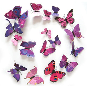 purple butterflies, butterfly wall decals